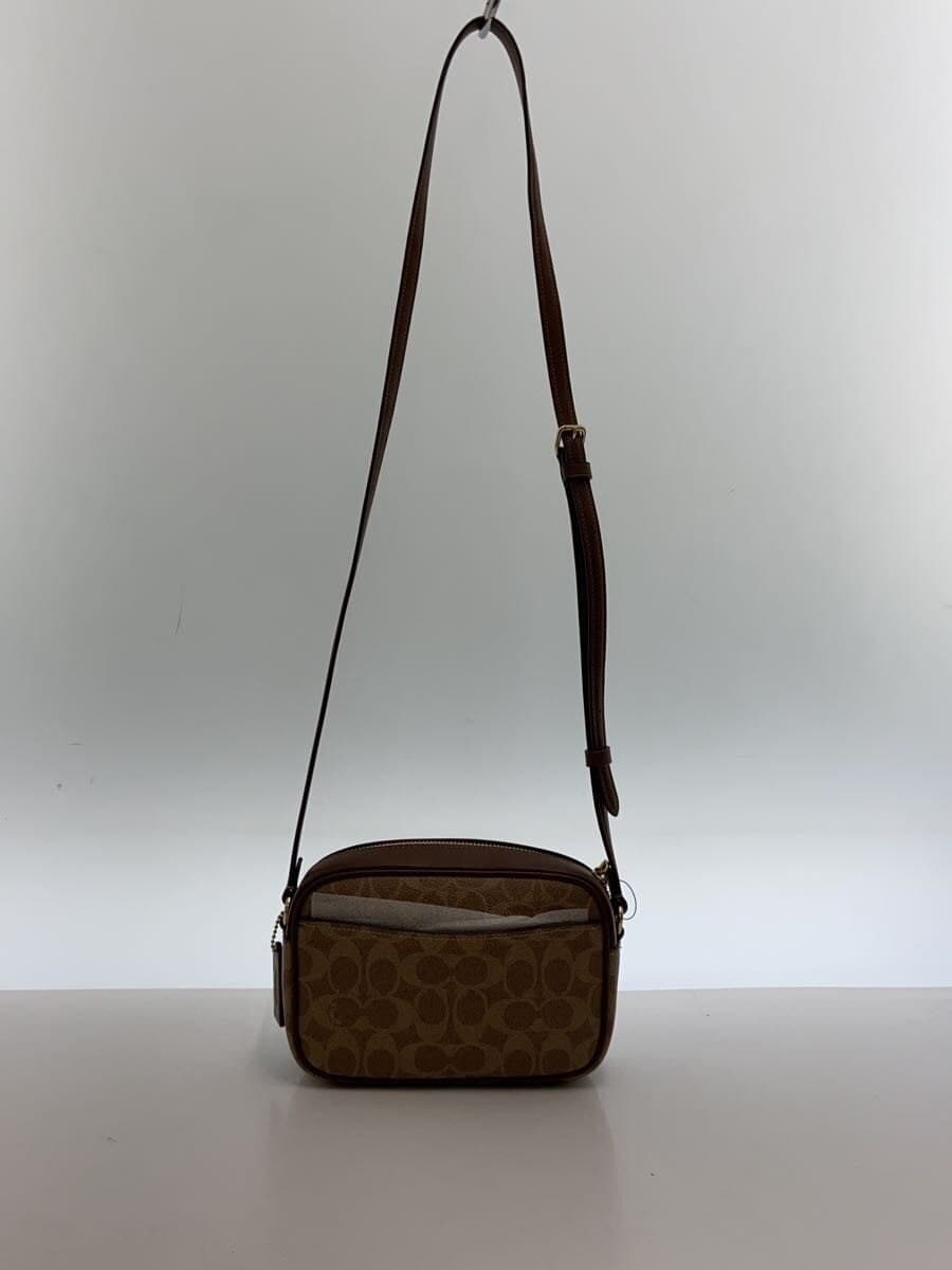 COACH Mini Jamie Camera Bag Shoulder Bag PVC BEG CY752 3