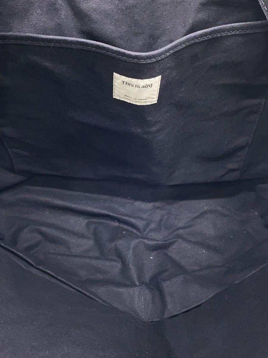 Other Brands: This is a(n) Base Tote L Tote Bag Canvas BLK 6