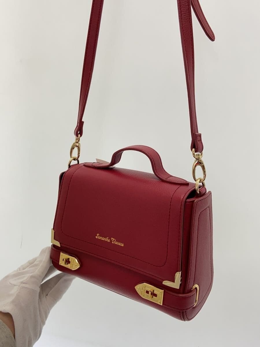 Samantha Thavasa Shoulder Bag PVC RED 2