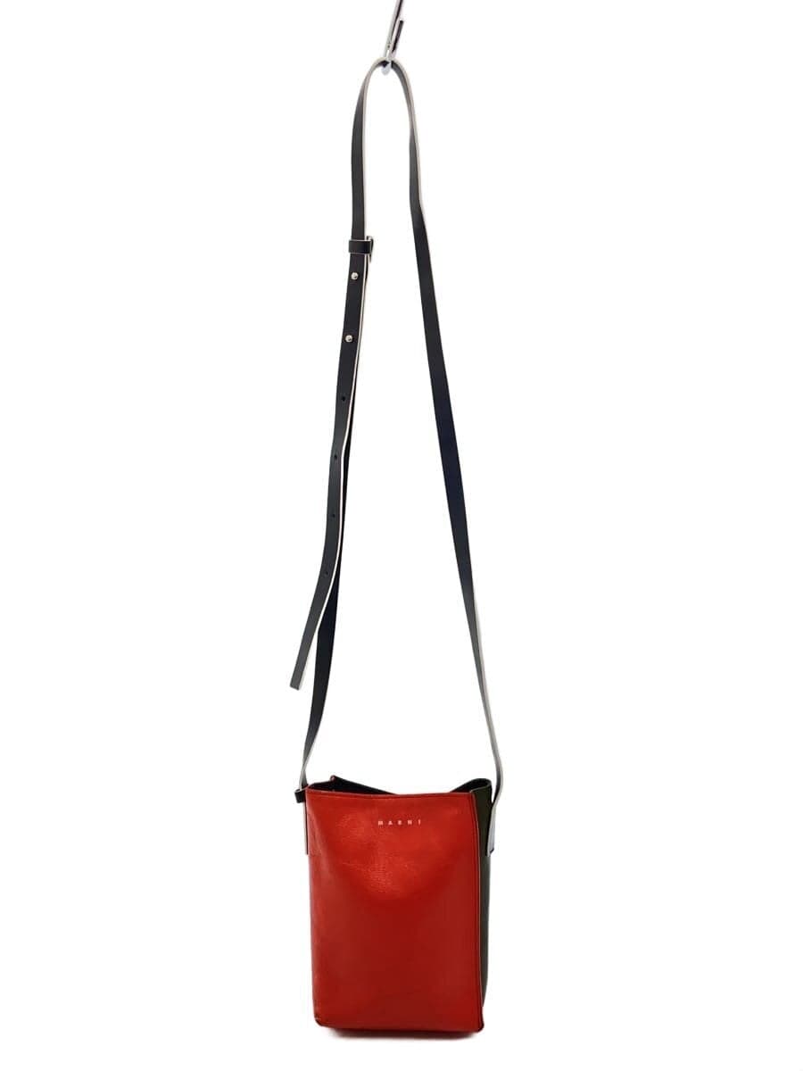 MARNI thread available Bicolor MUSEO SOFT Shoulder bag Leather ORN SBMQ0040Q0