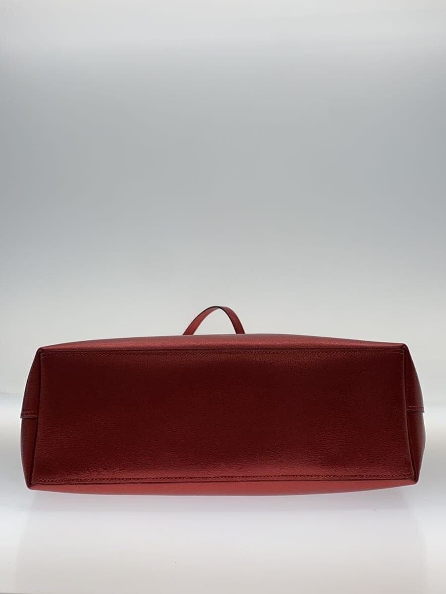 COACH tote bag leather RED F37871 4
