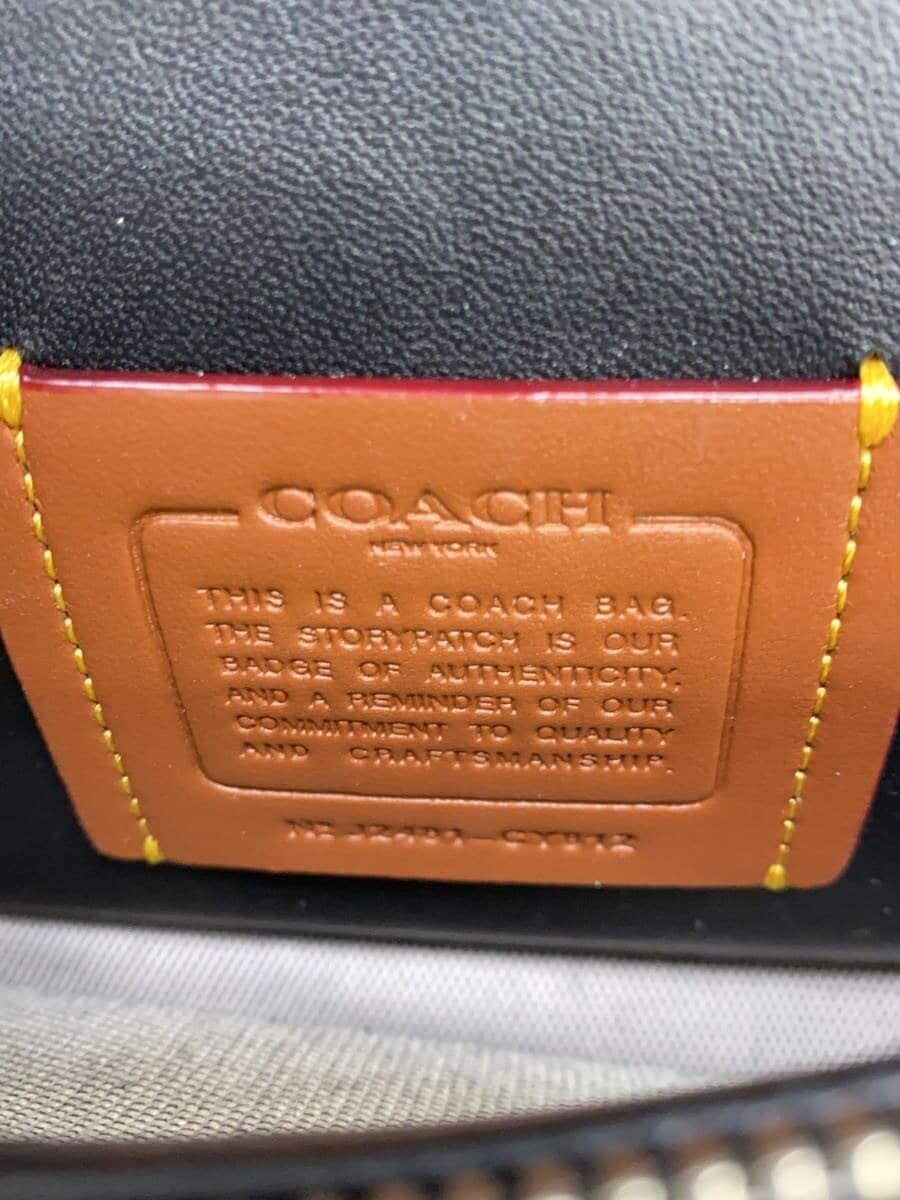 COACH Tabby Shoulder Bag 26 Pillow Quilted and Crystal Rivet BLK CY812 5