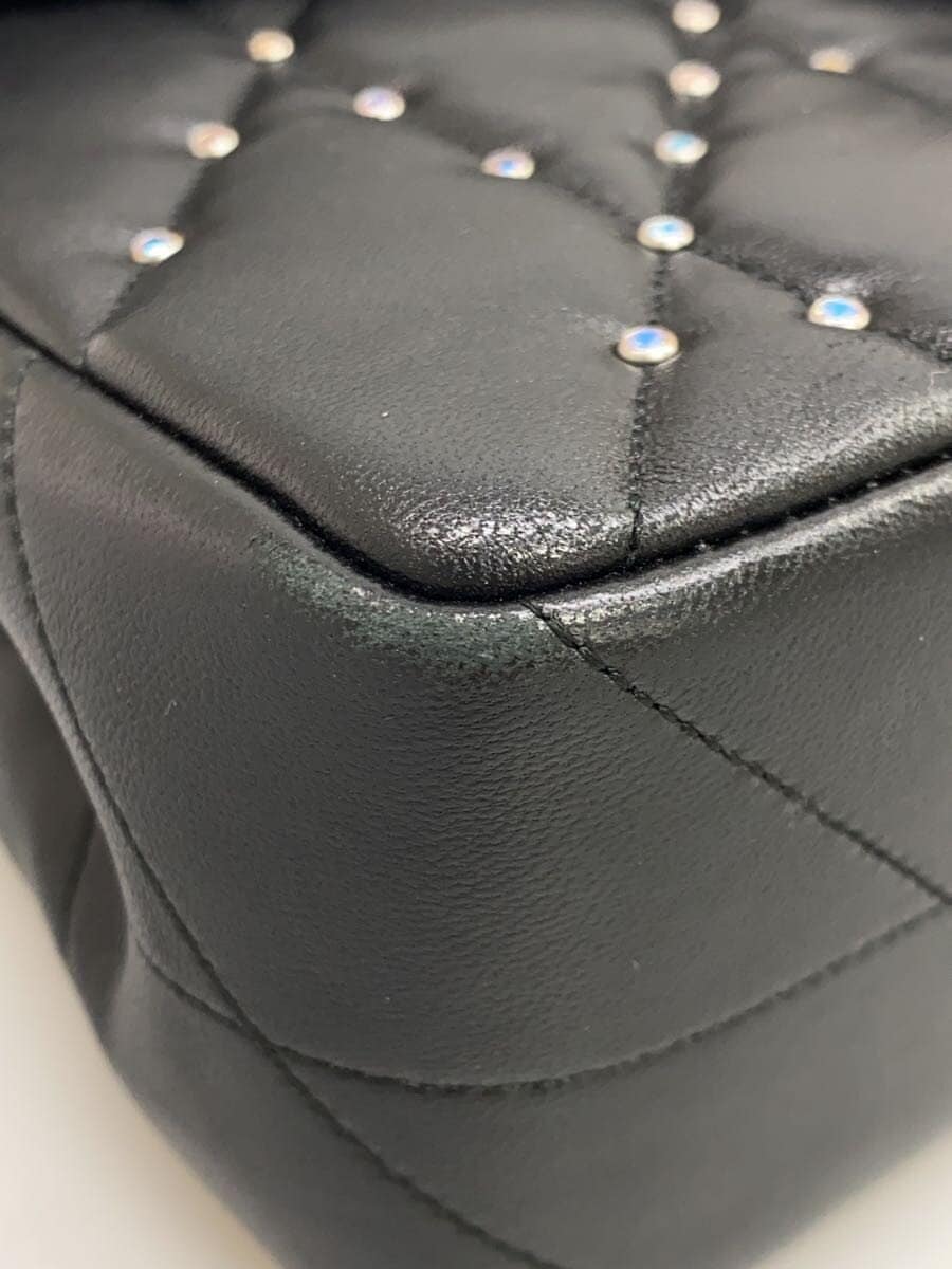 COACH Tabby Shoulder Bag 26 Pillow Quilted and Crystal Rivet BLK CY812 7