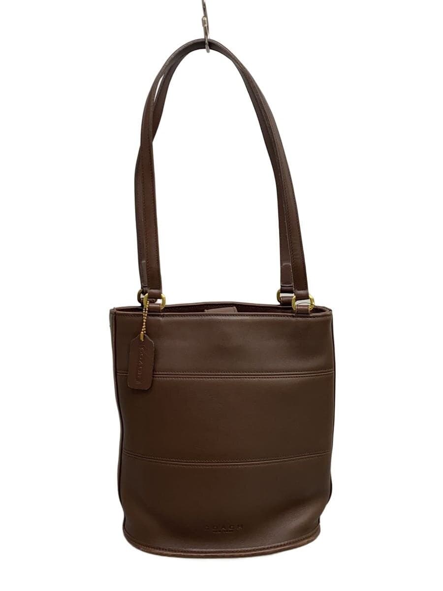 COACH Shoulder Bag_Brown Leather BRW