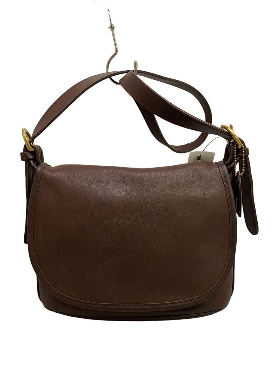 COACH Shoulder Bag_Brown Leather BRW