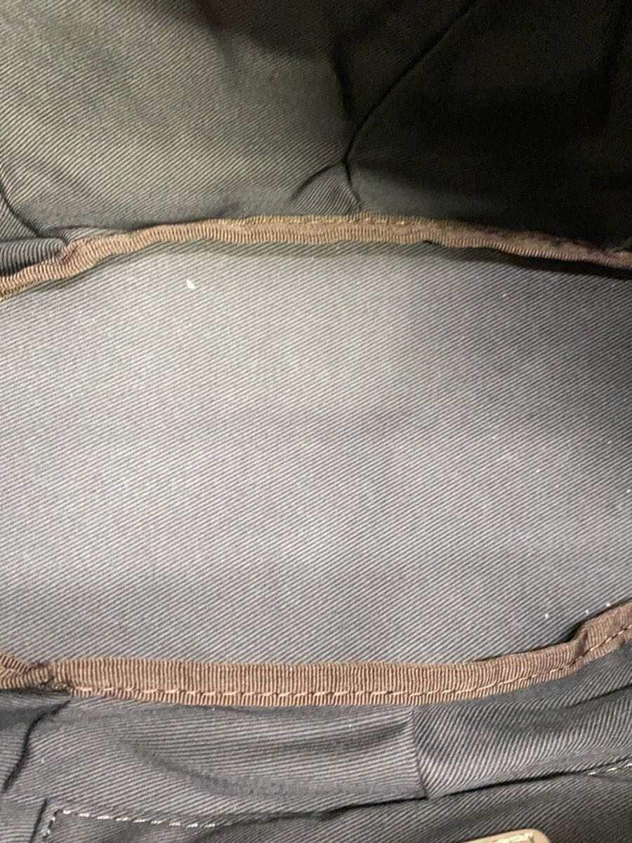 russet Leather Drawstring 4WAY Shoulder Bag Leather BRW 6