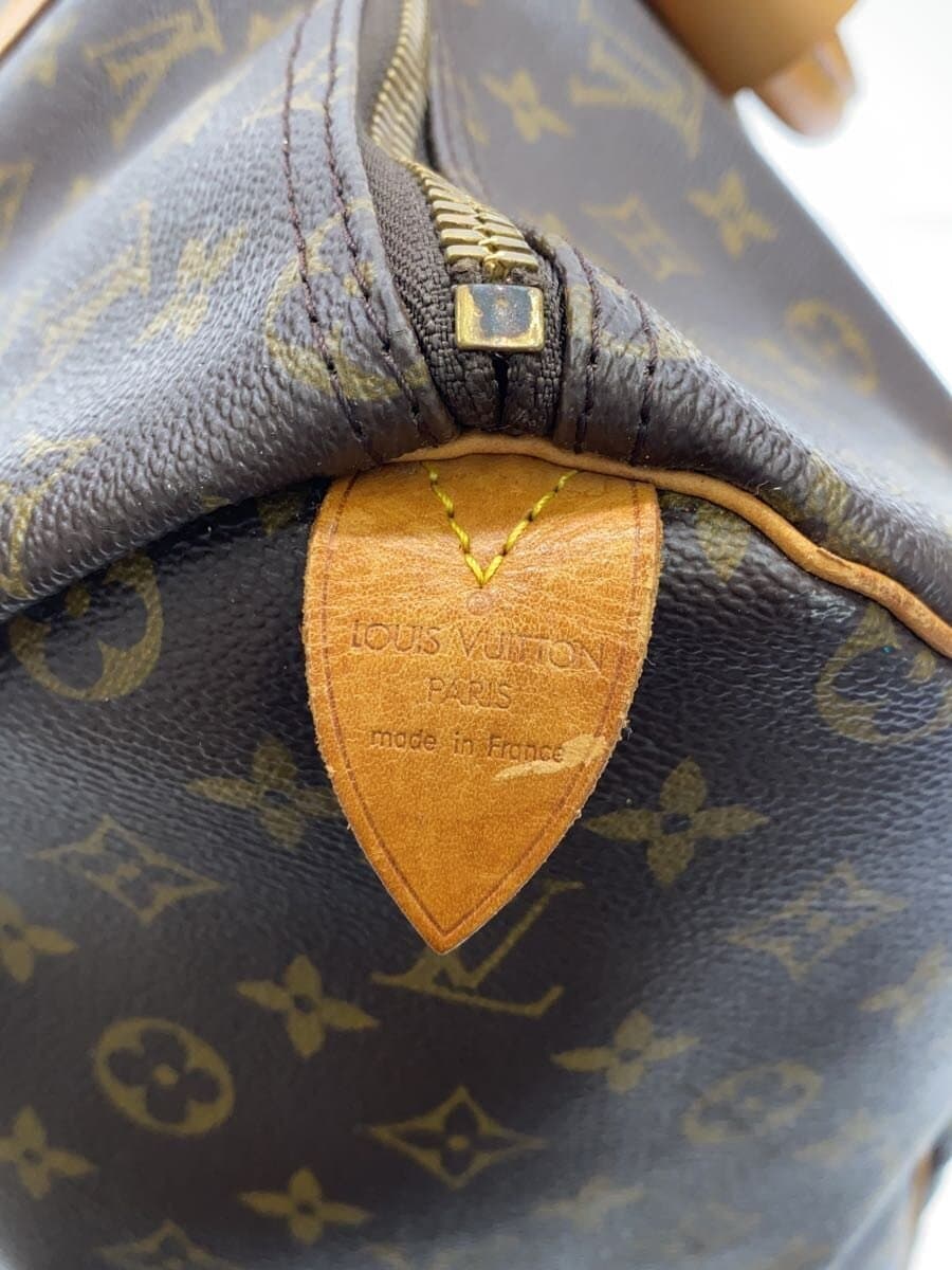 LOUIS VUITTON Keepall 50_Monogram Canvas PVC BRW 5