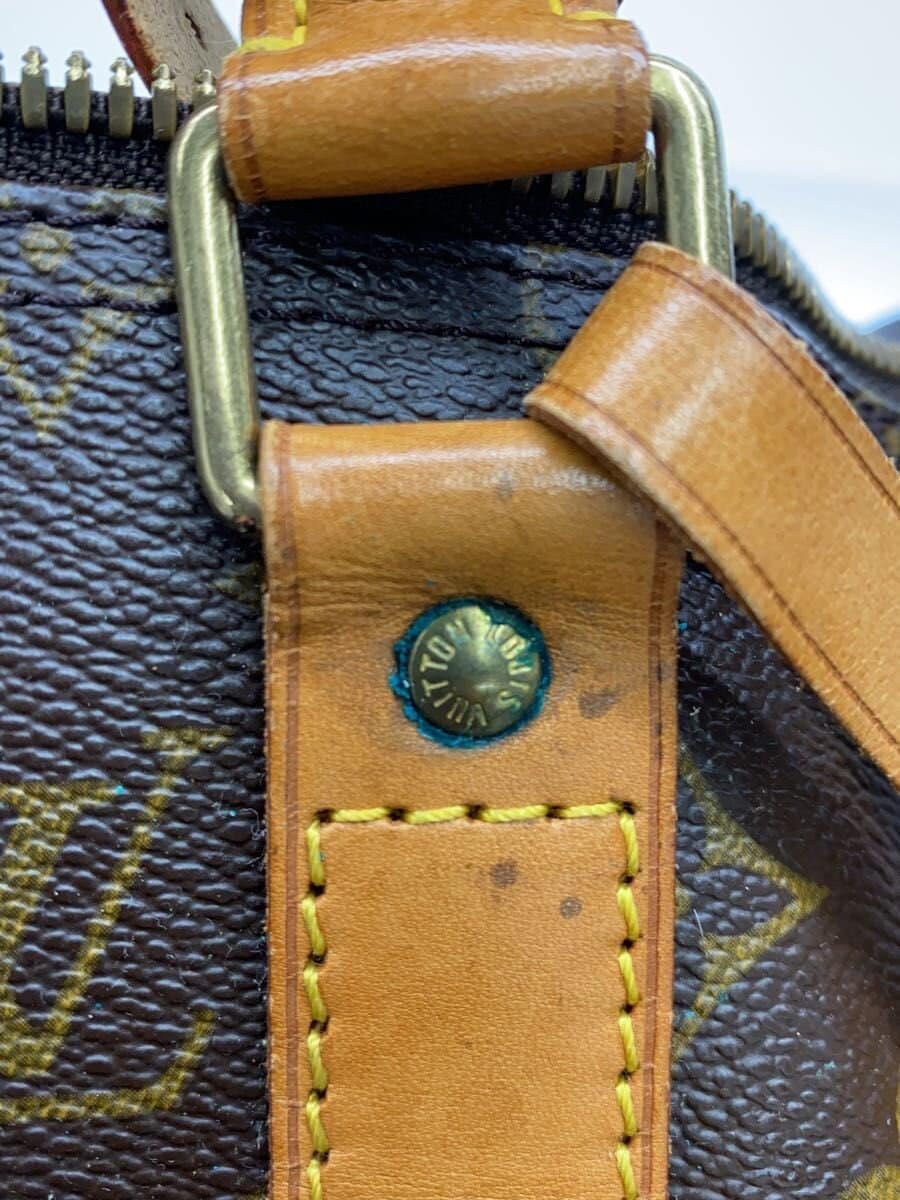 LOUIS VUITTON Keepall 50_Monogram Canvas PVC BRW 7