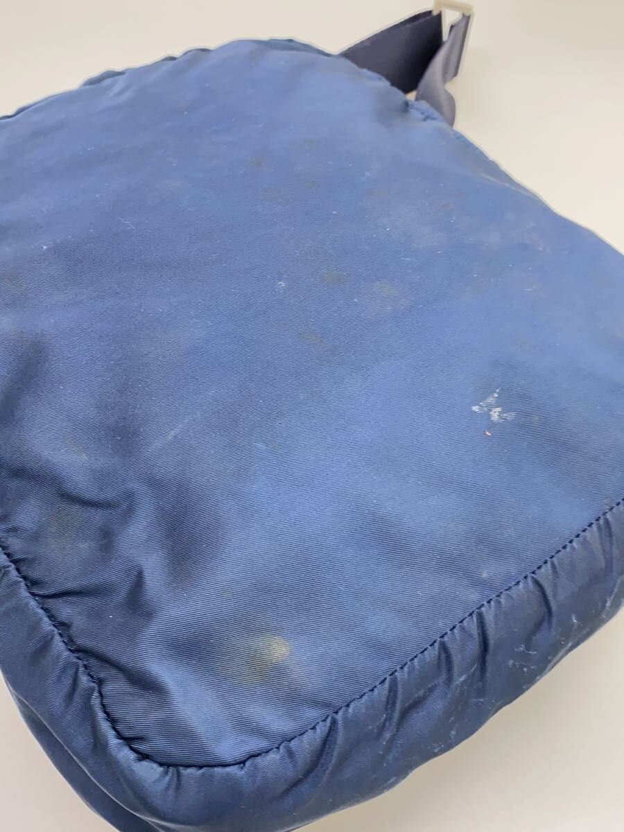 PRADA Triangle Logo Shoulder Bag Nylon NVY 7