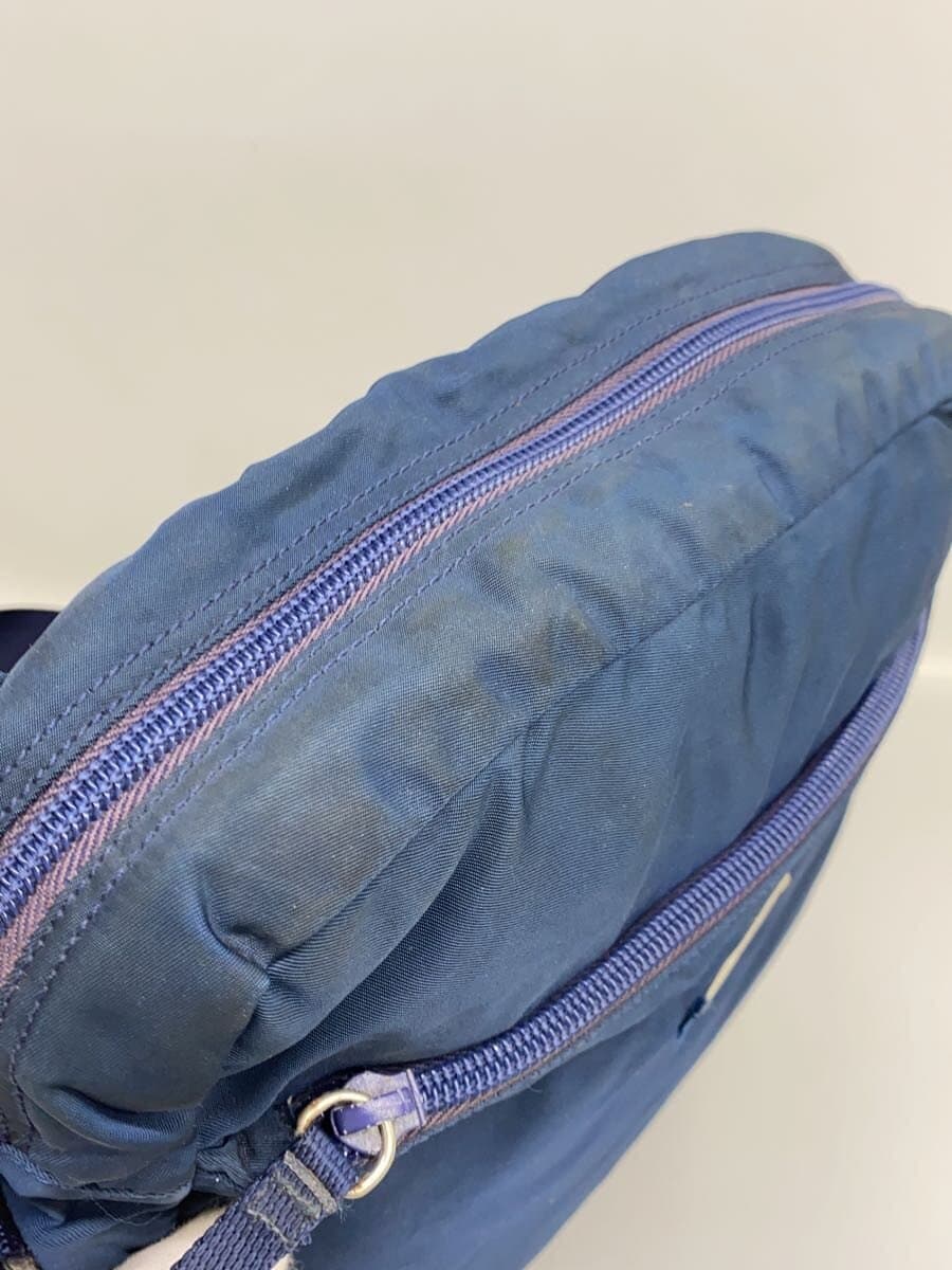 PRADA Triangle Logo Shoulder Bag Nylon NVY 8