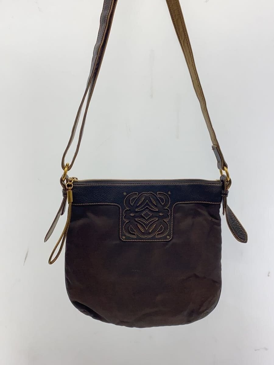 LOEWE Shoulder Bag Leather BLK 3