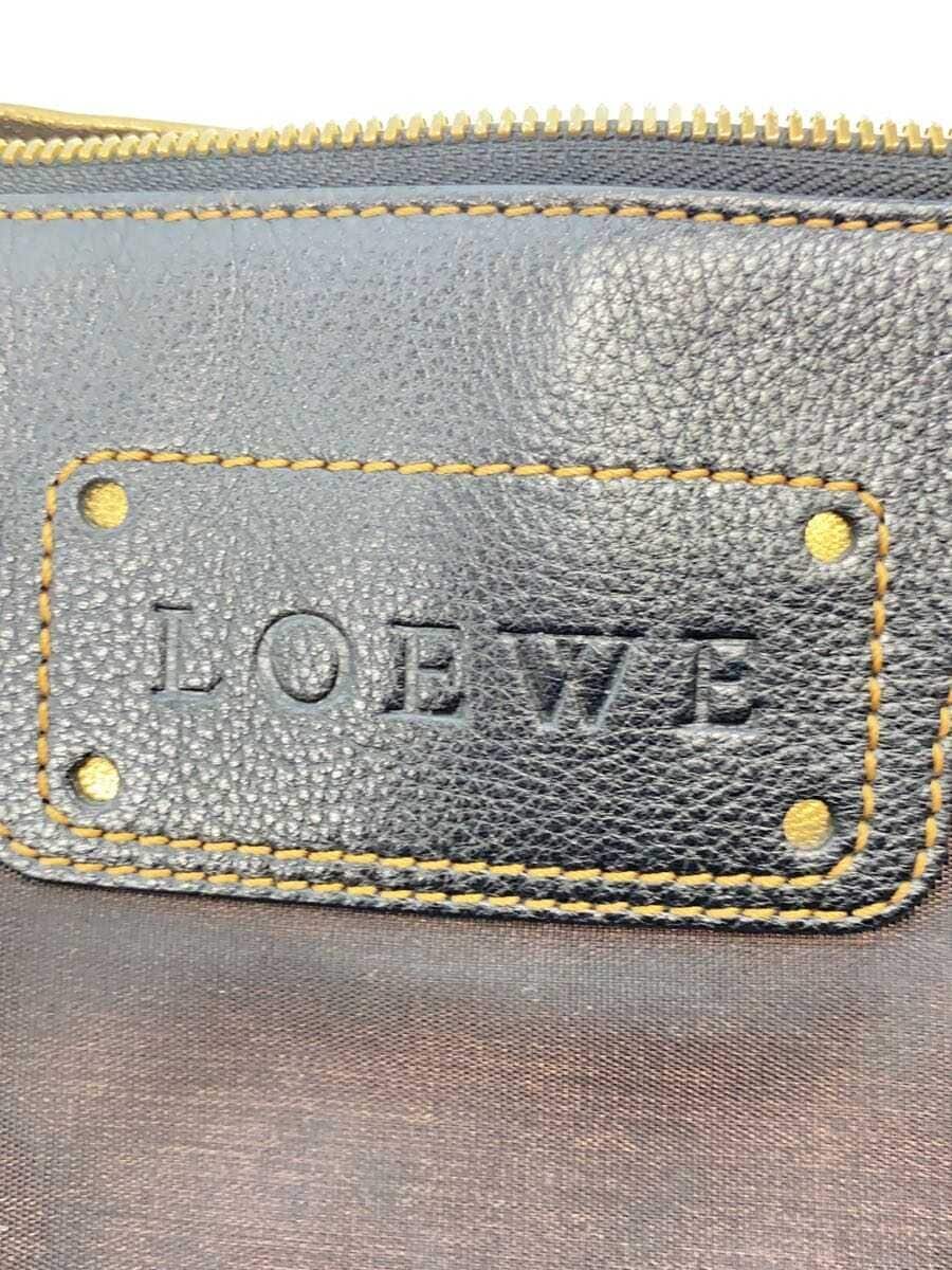 LOEWE Shoulder Bag Leather BLK 5