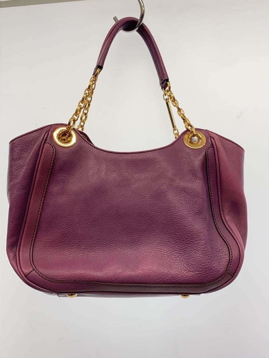 Salvatore Ferragamo Gancini Chain Handbag Leather PUP AU-21 B992 3