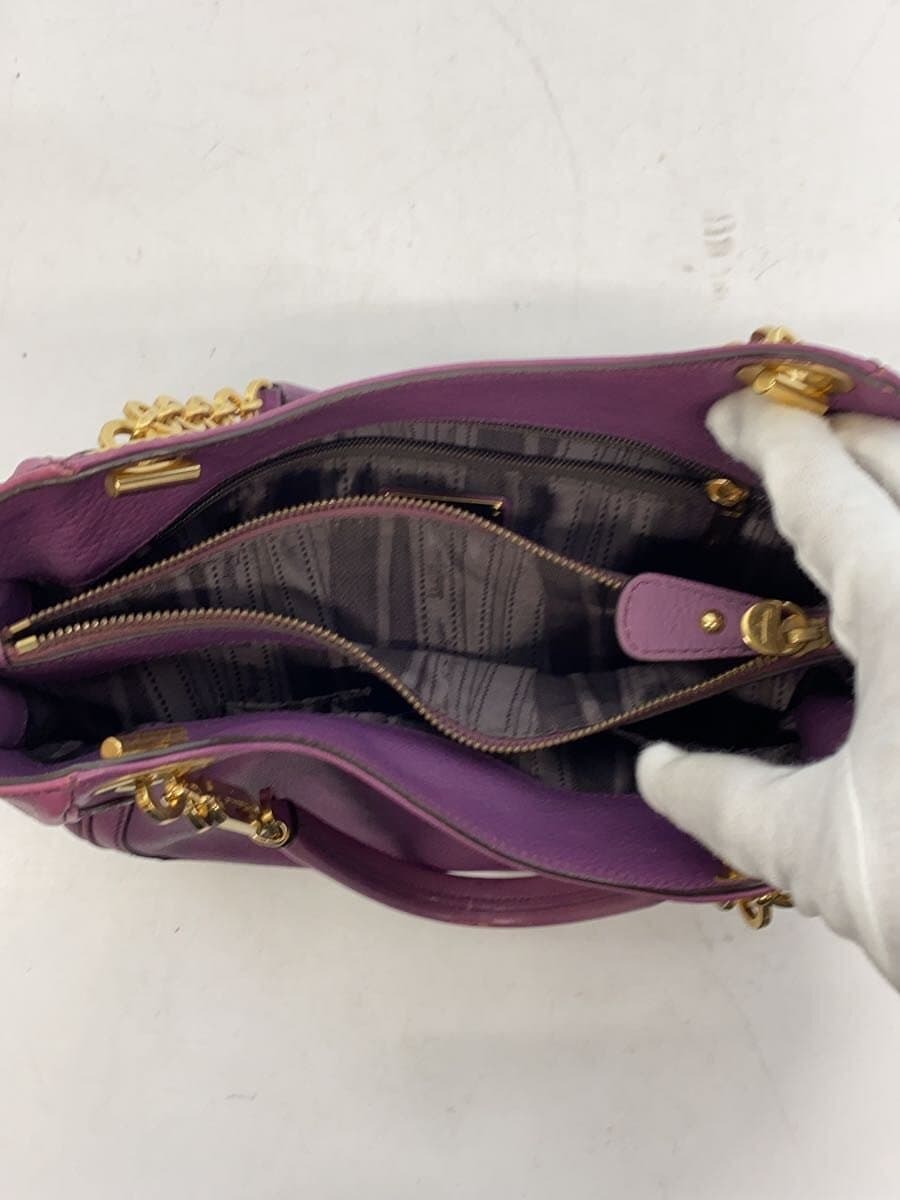 Salvatore Ferragamo Gancini Chain Handbag Leather PUP AU-21 B992 6