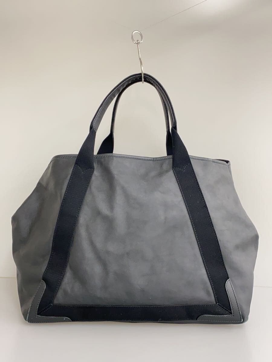 BALENCIAGA Navy Cabas M Leather Tote Bag (Pouch Missing) BLK 339936 3