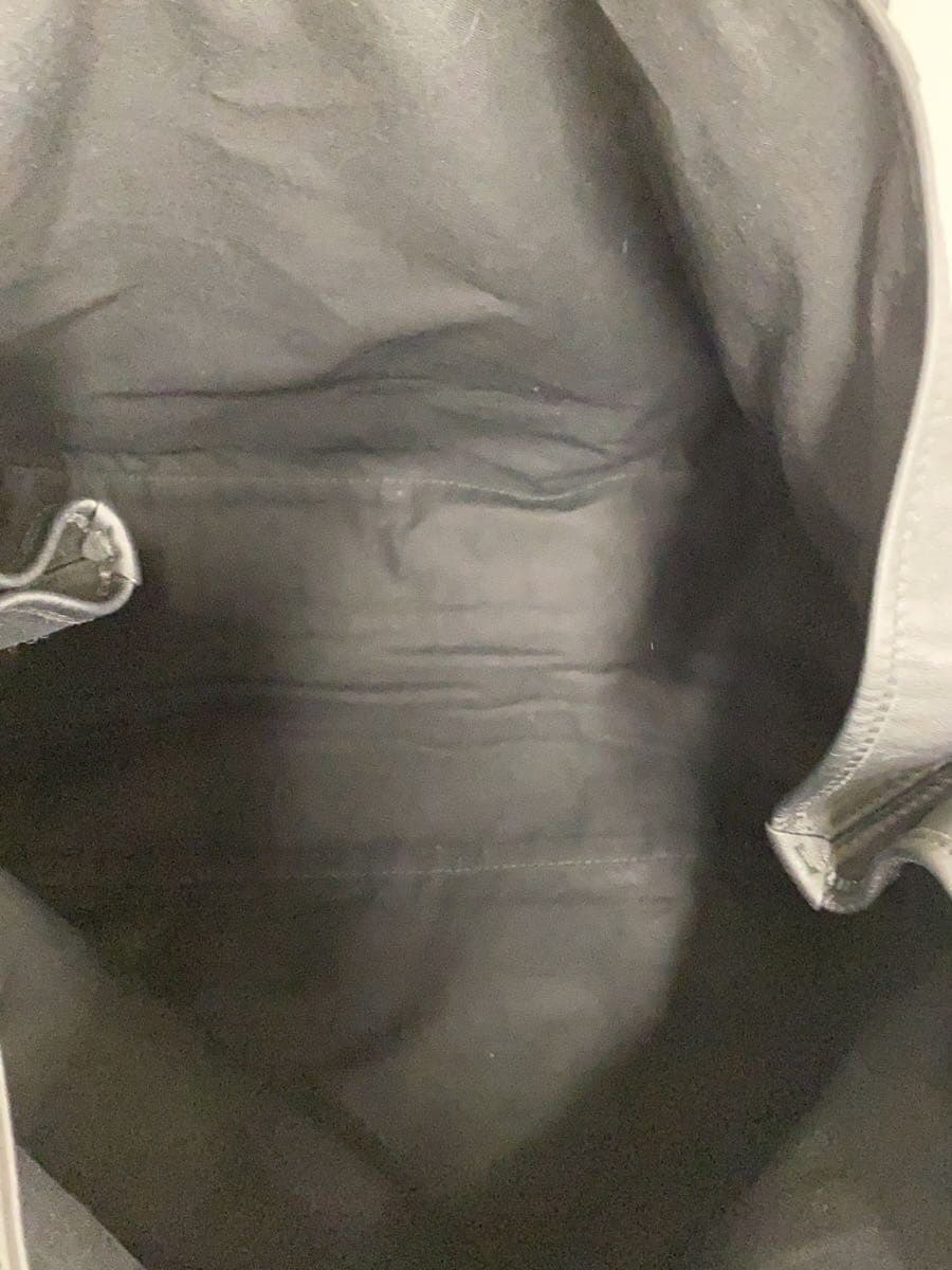 BALENCIAGA Navy Cabas M Leather Tote Bag (Pouch Missing) BLK 339936 6