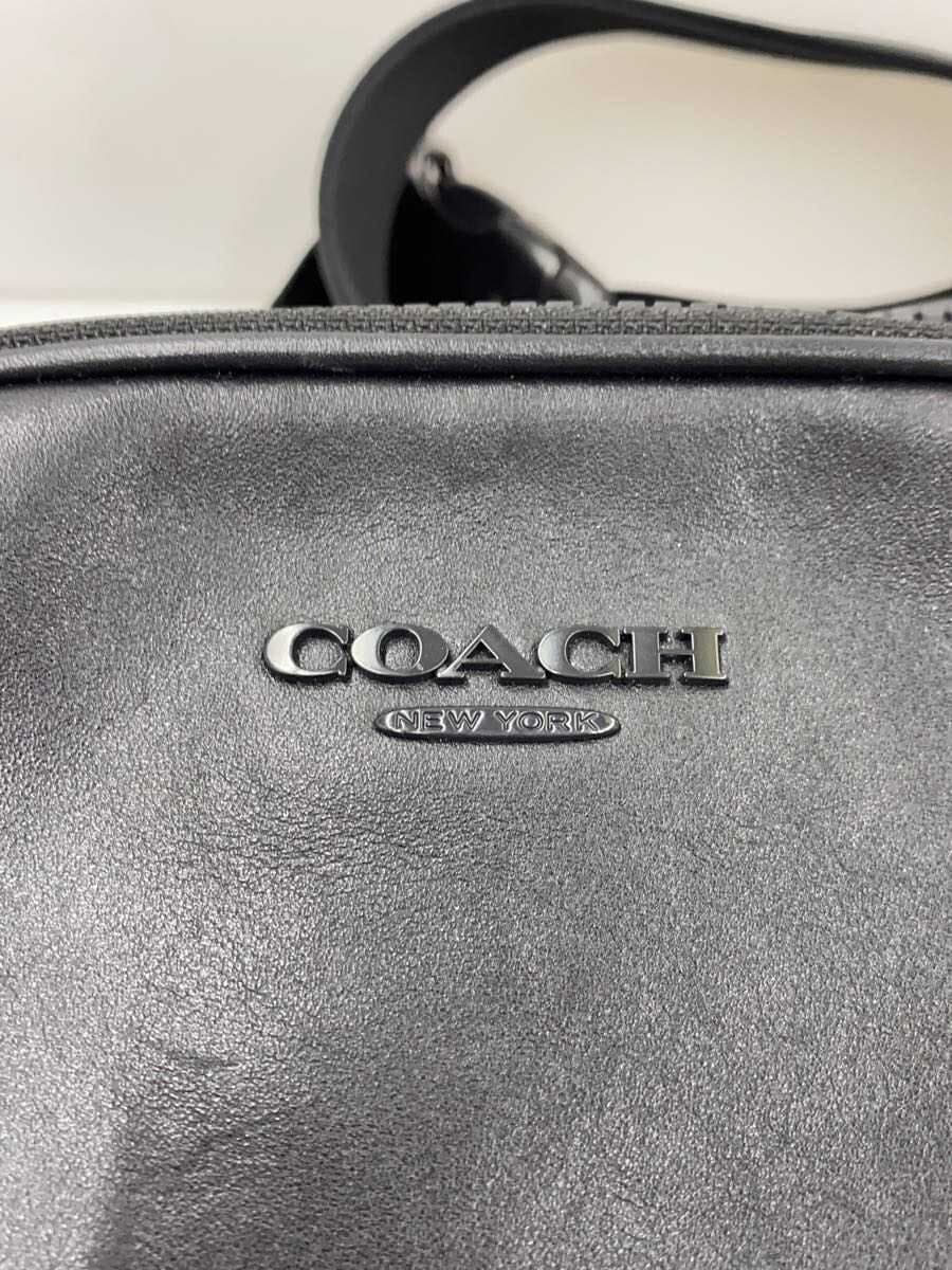 COACH Racer Small Belt Bag Shoulder Bag Leather Black CBF68 5