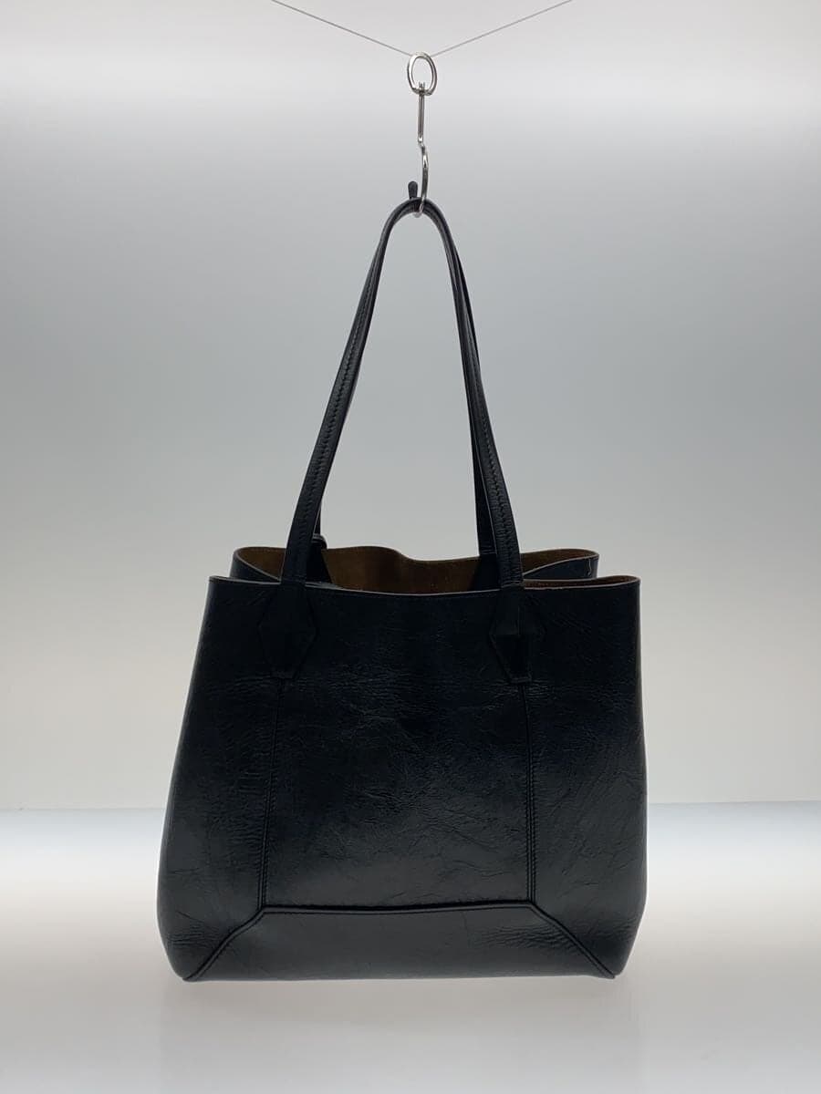 JIMMY CHOO Diamond Tote Medium Leather Black 3