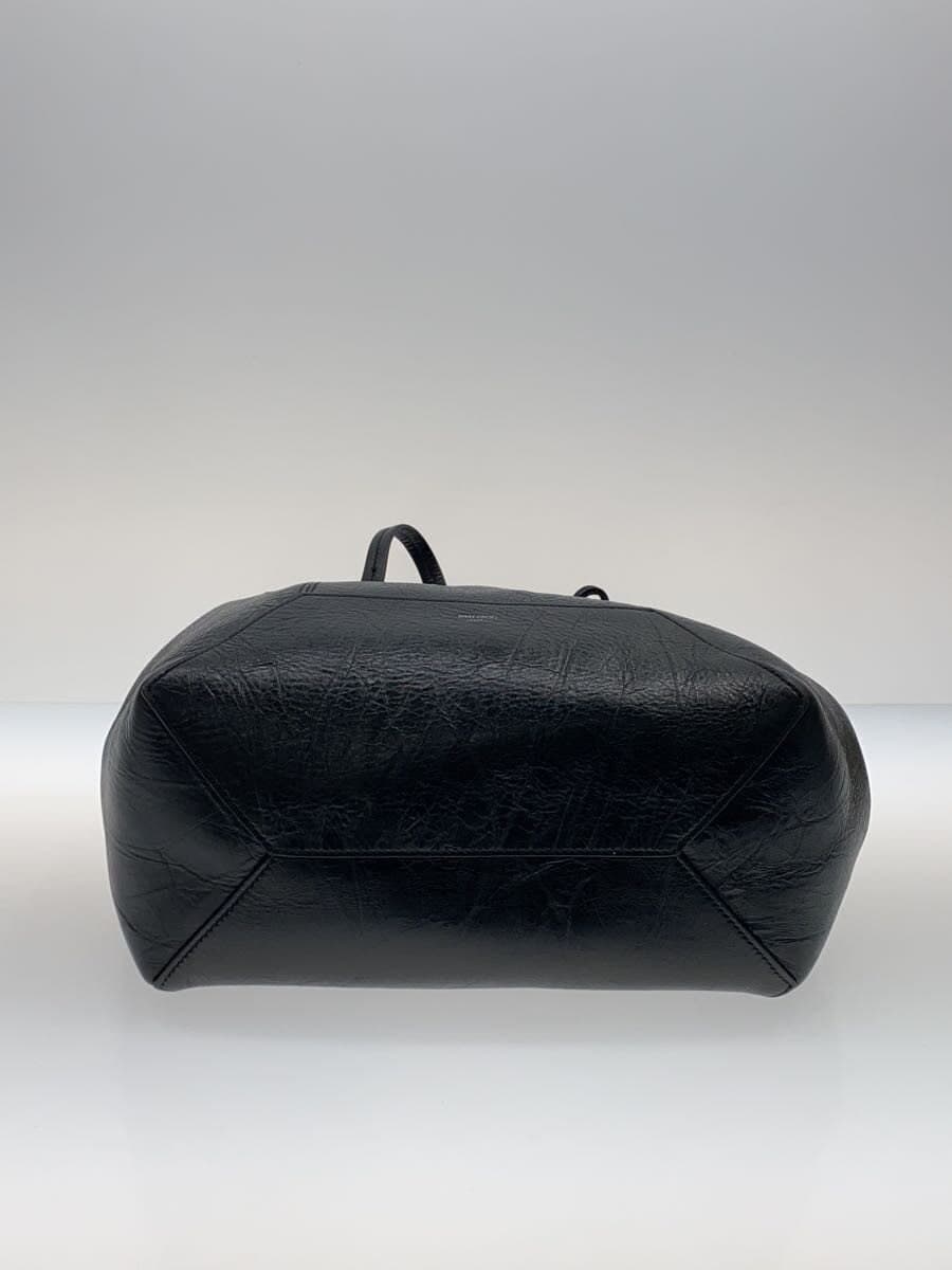 JIMMY CHOO Diamond Tote Medium Leather Black 4