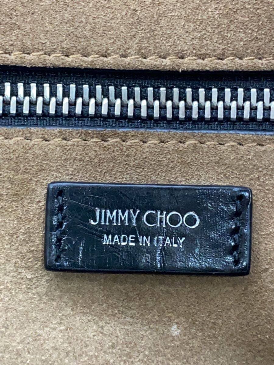 JIMMY CHOO Diamond Tote Medium Leather Black 5