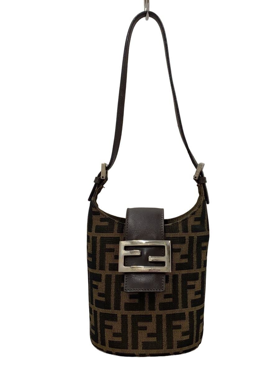 FENDI Zucchino pattern one-shoulder bag canvas BRW all-over pattern
