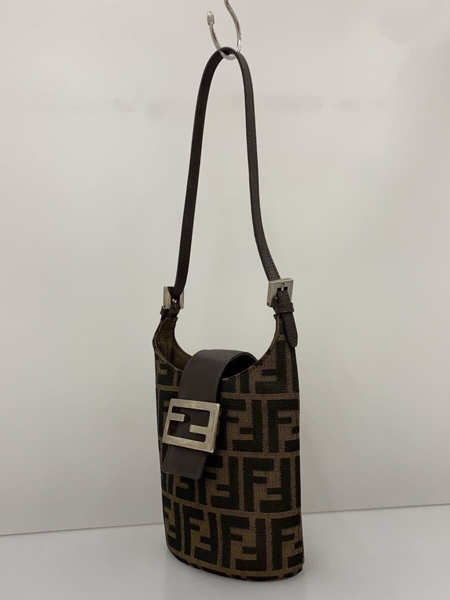 FENDI Zucchino pattern one-shoulder bag canvas BRW all-over pattern 2
