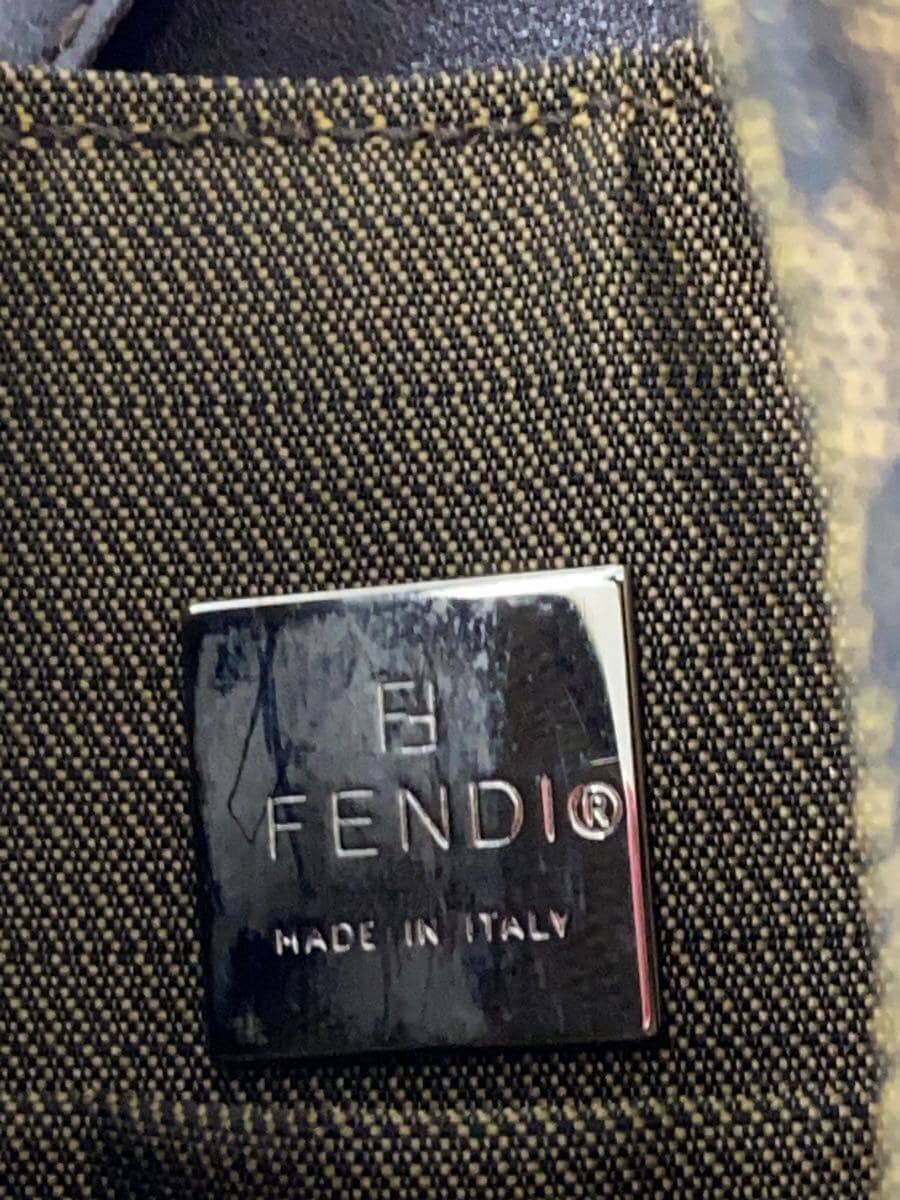 FENDI Zucchino pattern one-shoulder bag canvas BRW all-over pattern 5