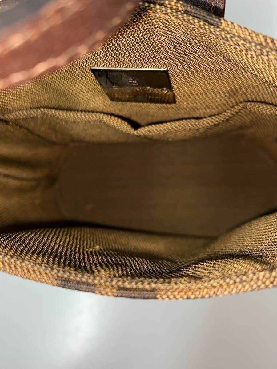 FENDI Zucchino pattern one-shoulder bag canvas BRW all-over pattern 6