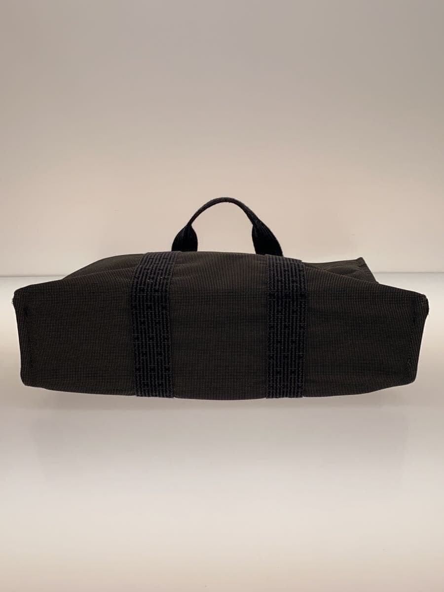 HERMES Aile Line Tote MM Tote Bag Canvas GRY 4