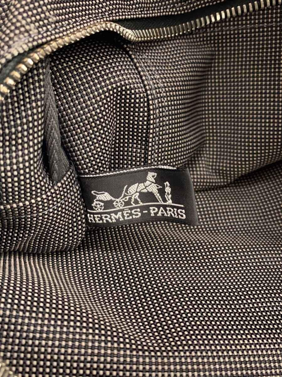HERMES Aile Line Tote MM Tote Bag Canvas GRY 5