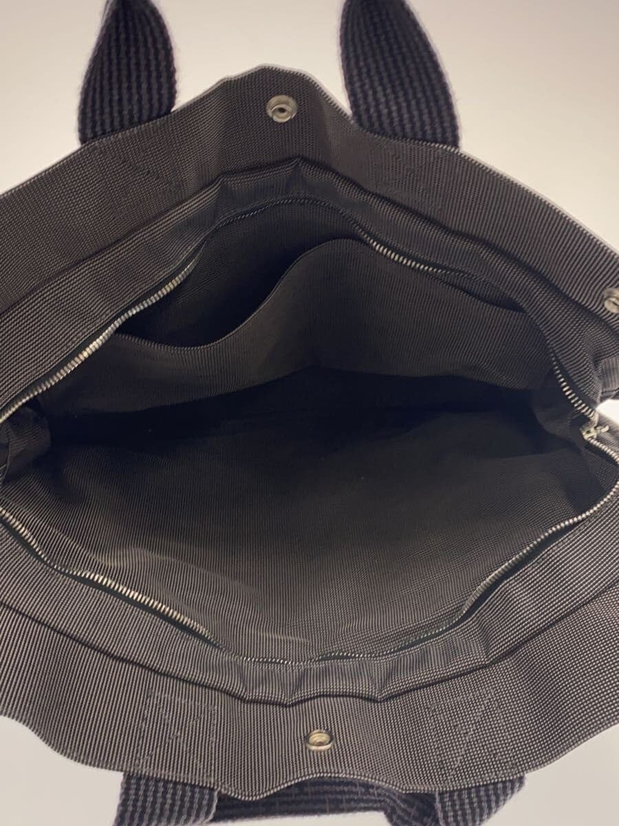 HERMES Aile Line Tote MM Tote Bag Canvas GRY 6