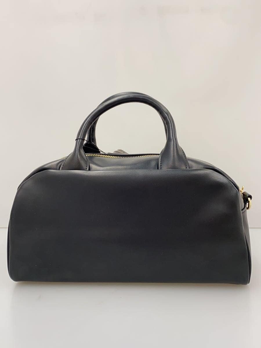 MARY QUANT Flap Pocket Daisy 2-way Tote Handbag -- BLK 3