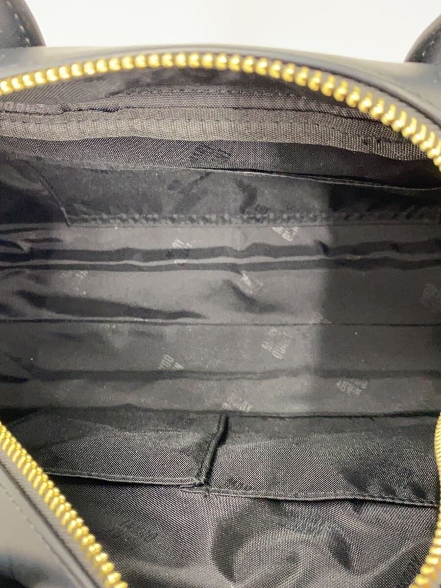 MARY QUANT Flap Pocket Daisy 2-way Tote Handbag -- BLK 6