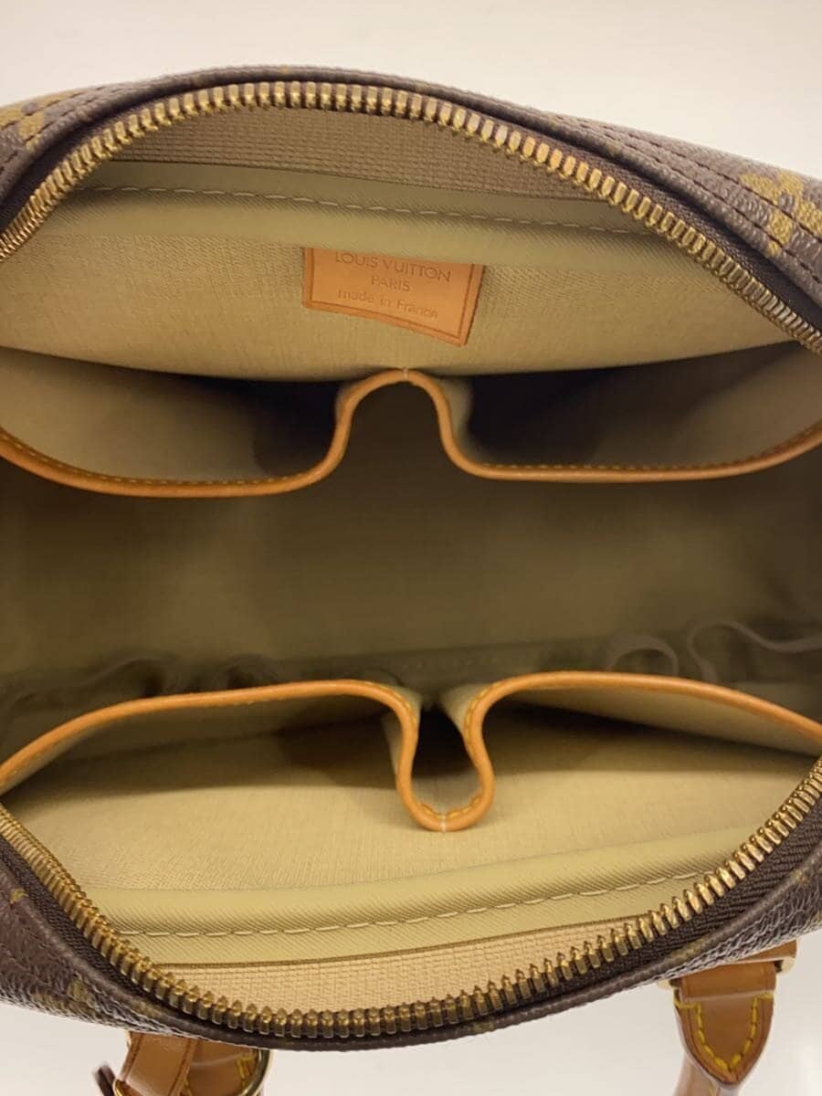 LOUIS VUITTON Bowling Vanity (Deauville) - Monogram Canvas PVC BRW M47270 6