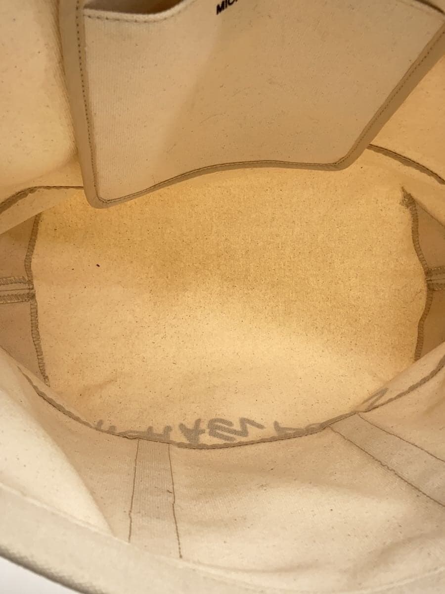 MICHAEL KORS Tote Bag Canvas BEG Solid 30s1g01t7c 6