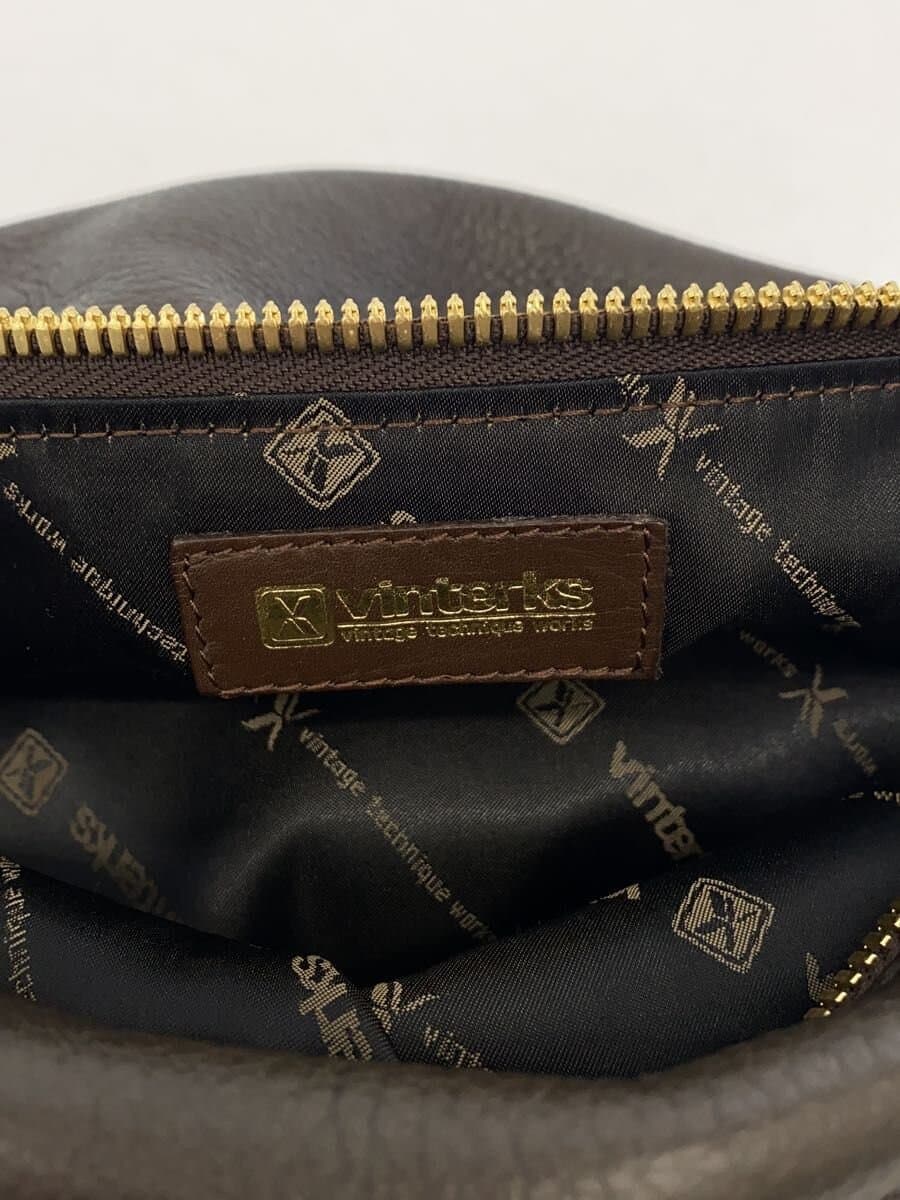 Vinterks Shoulder Bag Leather BRW Solid 5