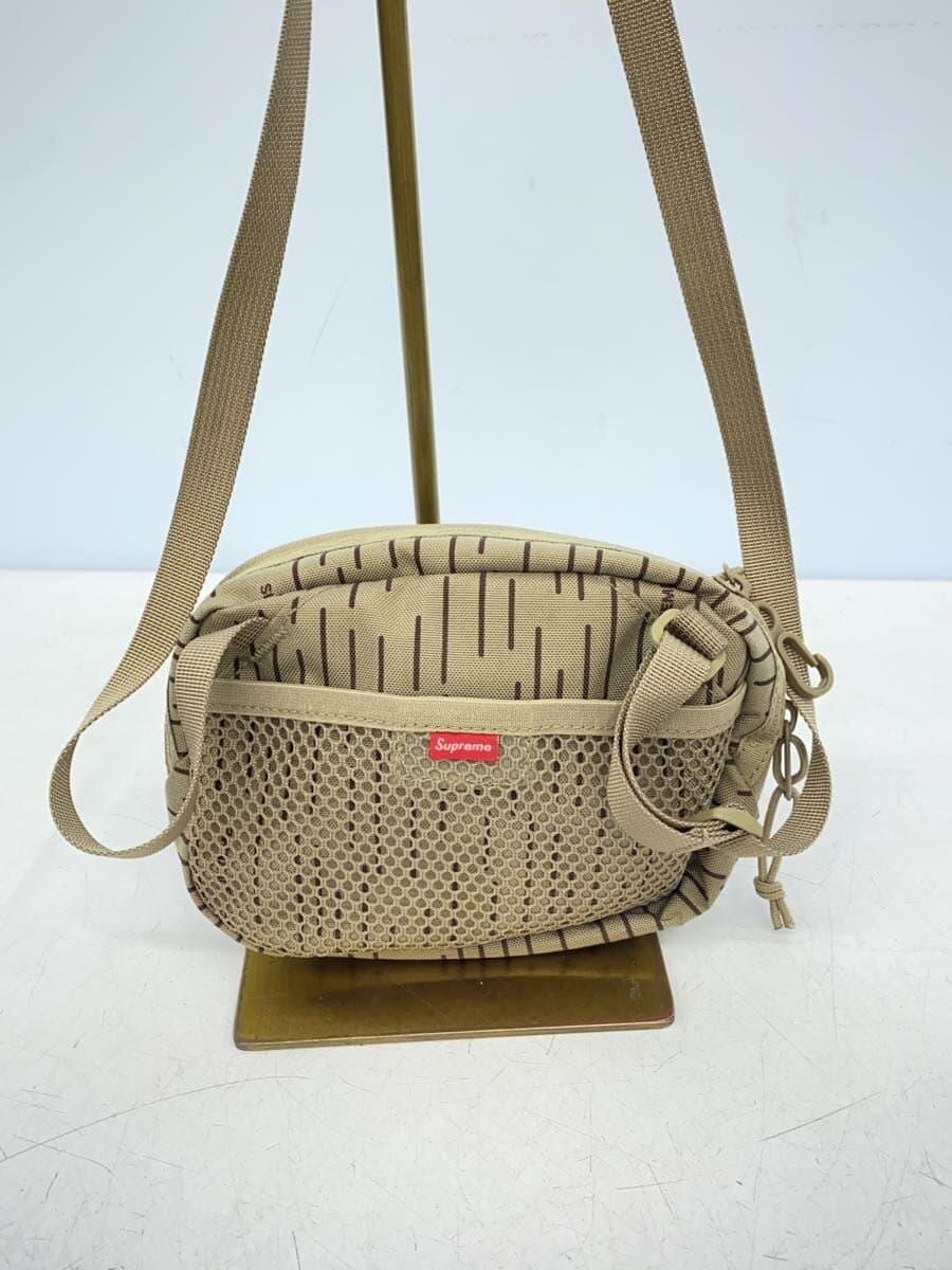Supreme Shoulder Bag Nylon Beige Stripe 3