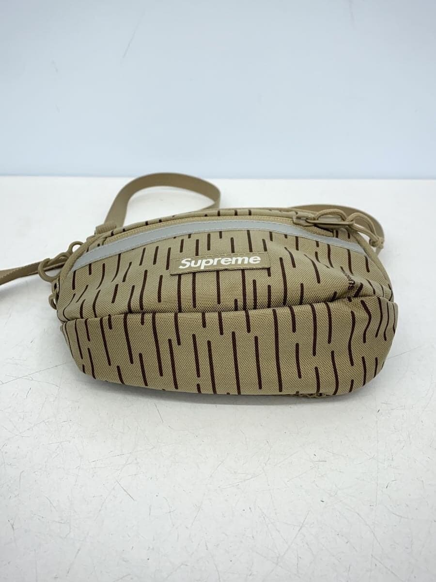 Supreme Shoulder Bag Nylon Beige Stripe 4
