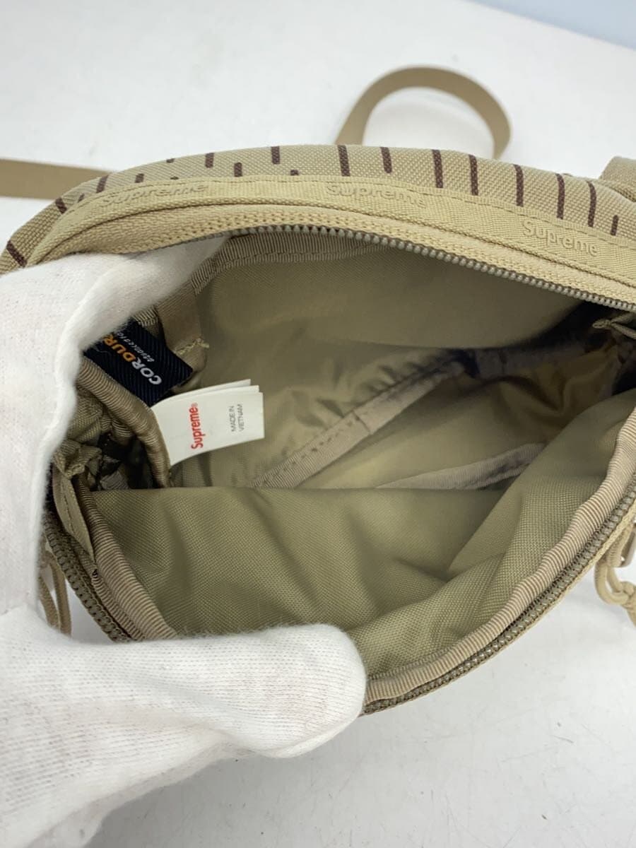 Supreme Shoulder Bag Nylon Beige Stripe 6
