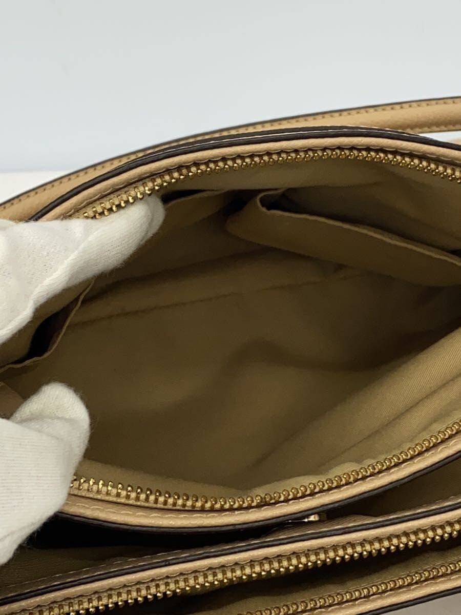 COACH Shoulder Bag - All Leather Leather BEG F34673 6