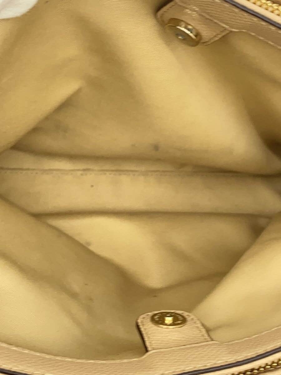 COACH Shoulder Bag - All Leather Leather BEG F34673 8