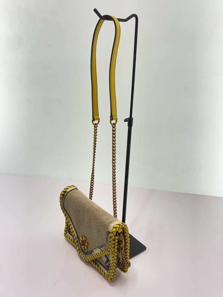 TORY BURCH Stain Peeling Kira Kira Crossbody Shoulder Bag BEG 2