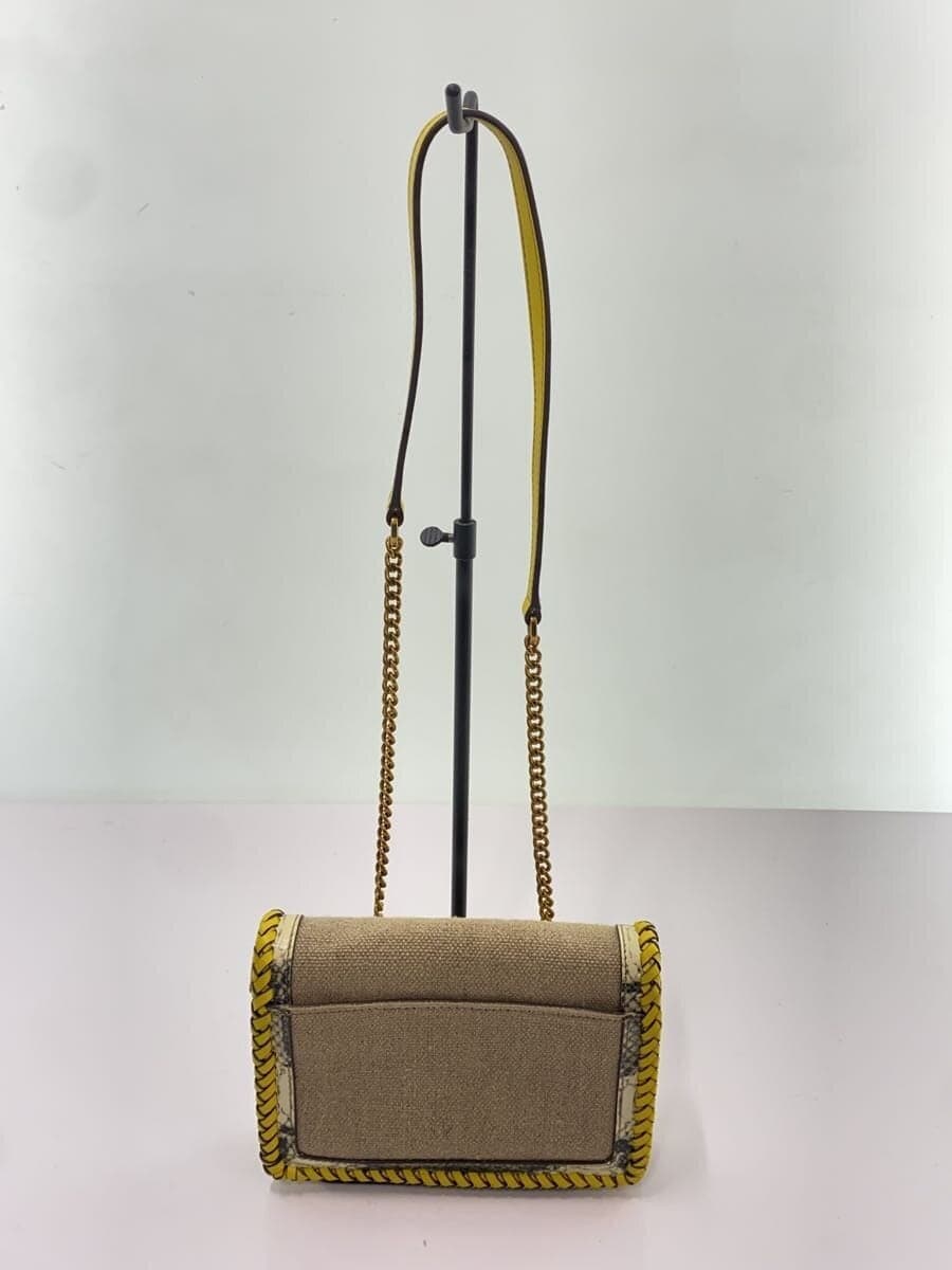 TORY BURCH Stain Peeling Kira Kira Crossbody Shoulder Bag BEG 3