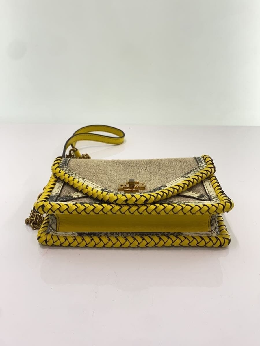 TORY BURCH Stain Peeling Kira Kira Crossbody Shoulder Bag BEG 4