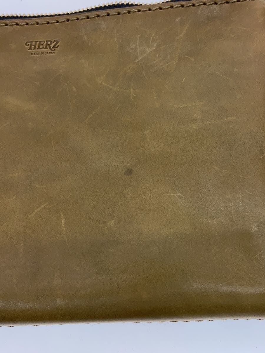 HERZ Stain Pouch Leather KHK 7