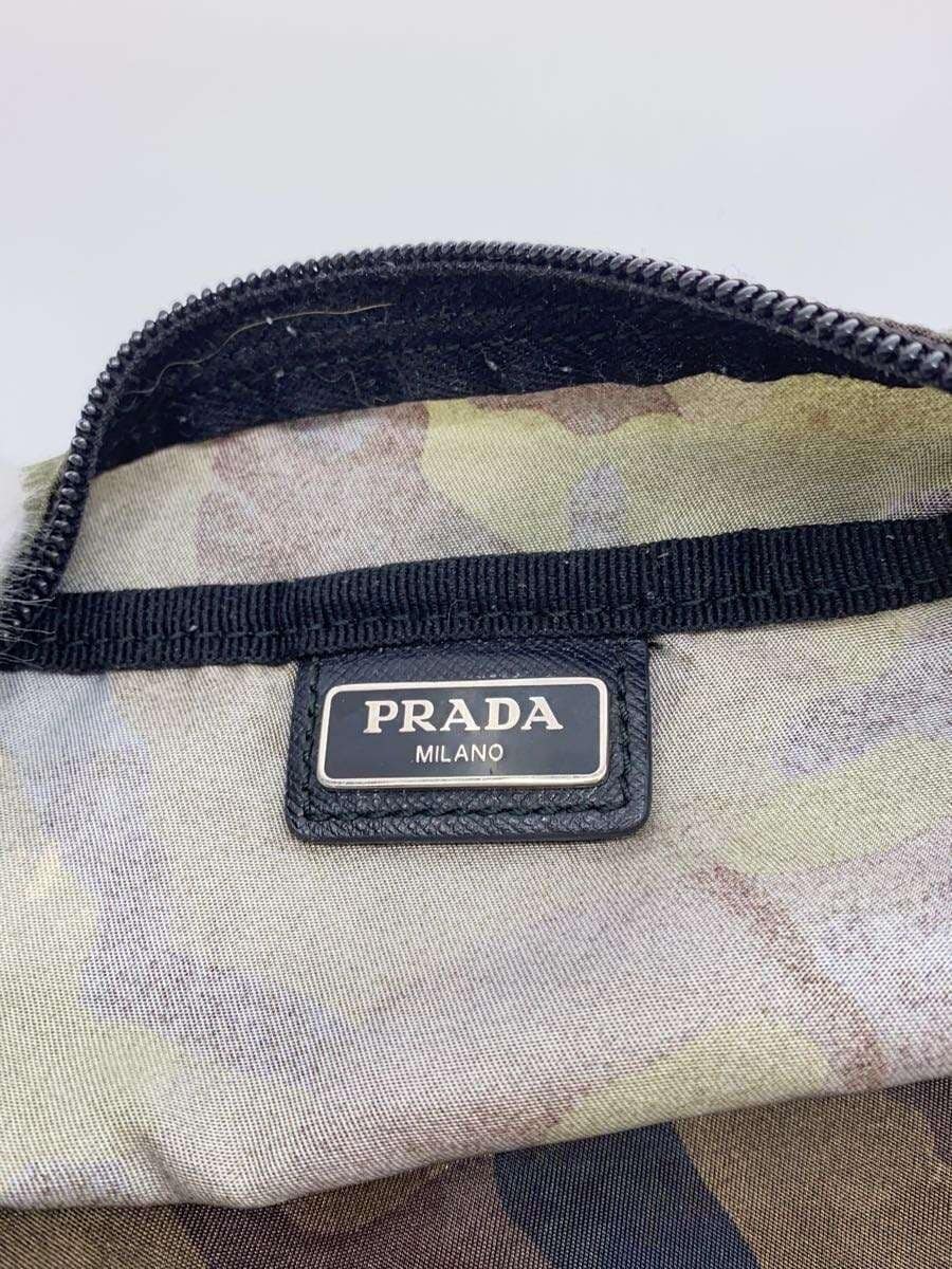 PRADA With Wear Triangle Logo Pouch KHK Camouflage 5