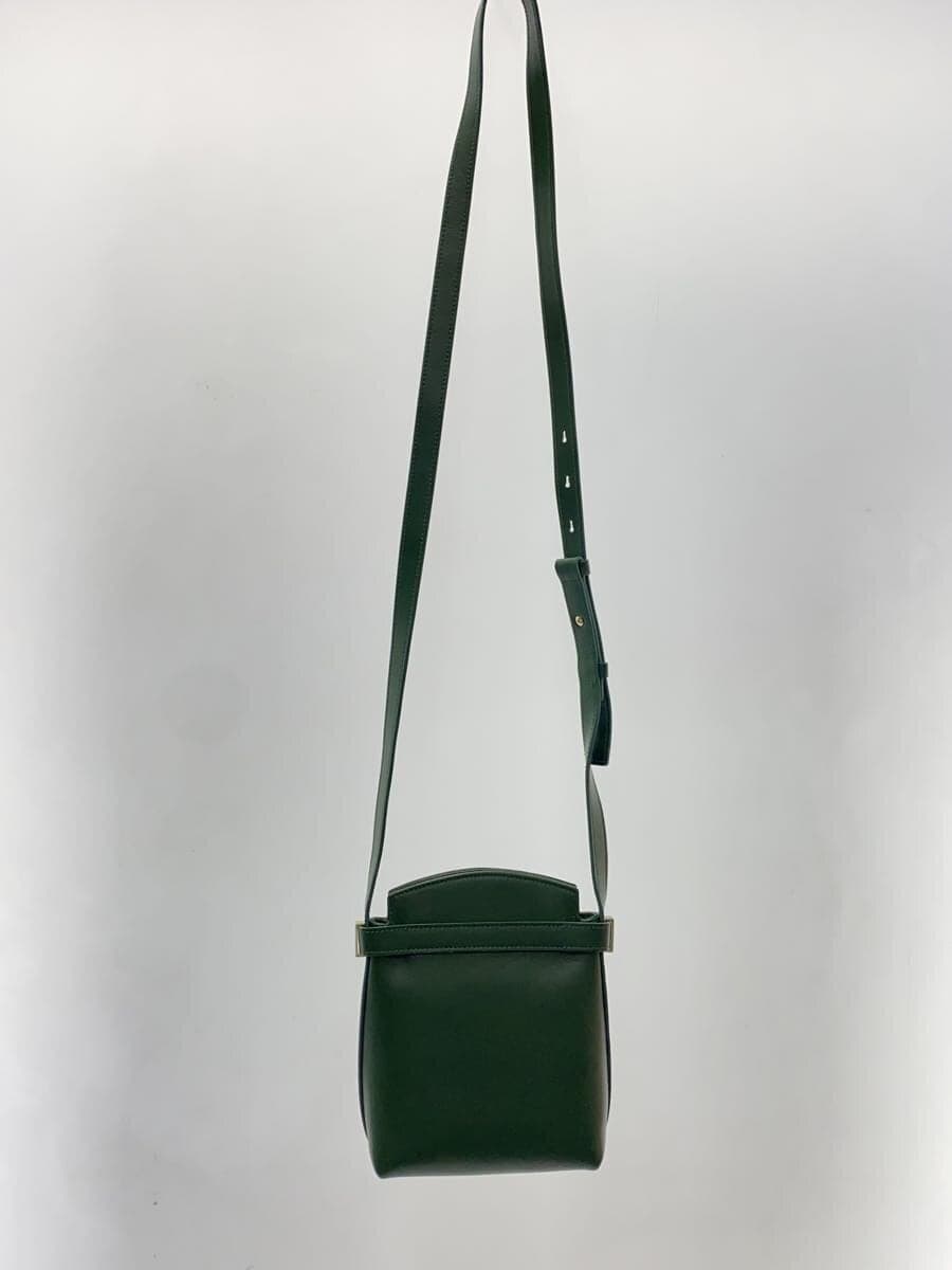 Salvatore Ferragamo Gancini Smartphone Shoulder Leather GRN Solid 220650 2