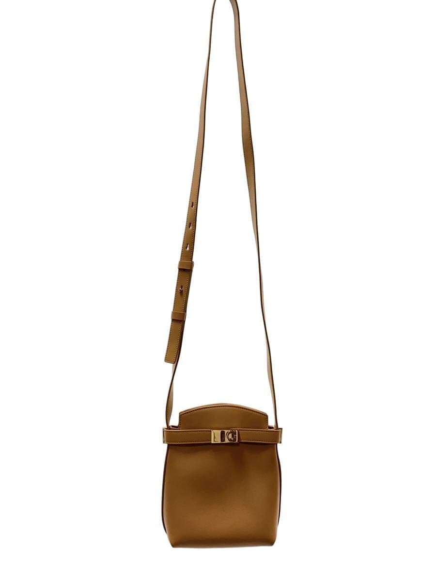 Salvatore Ferragamo Gancini Smartphone Shoulder Leather CML Solid 220650