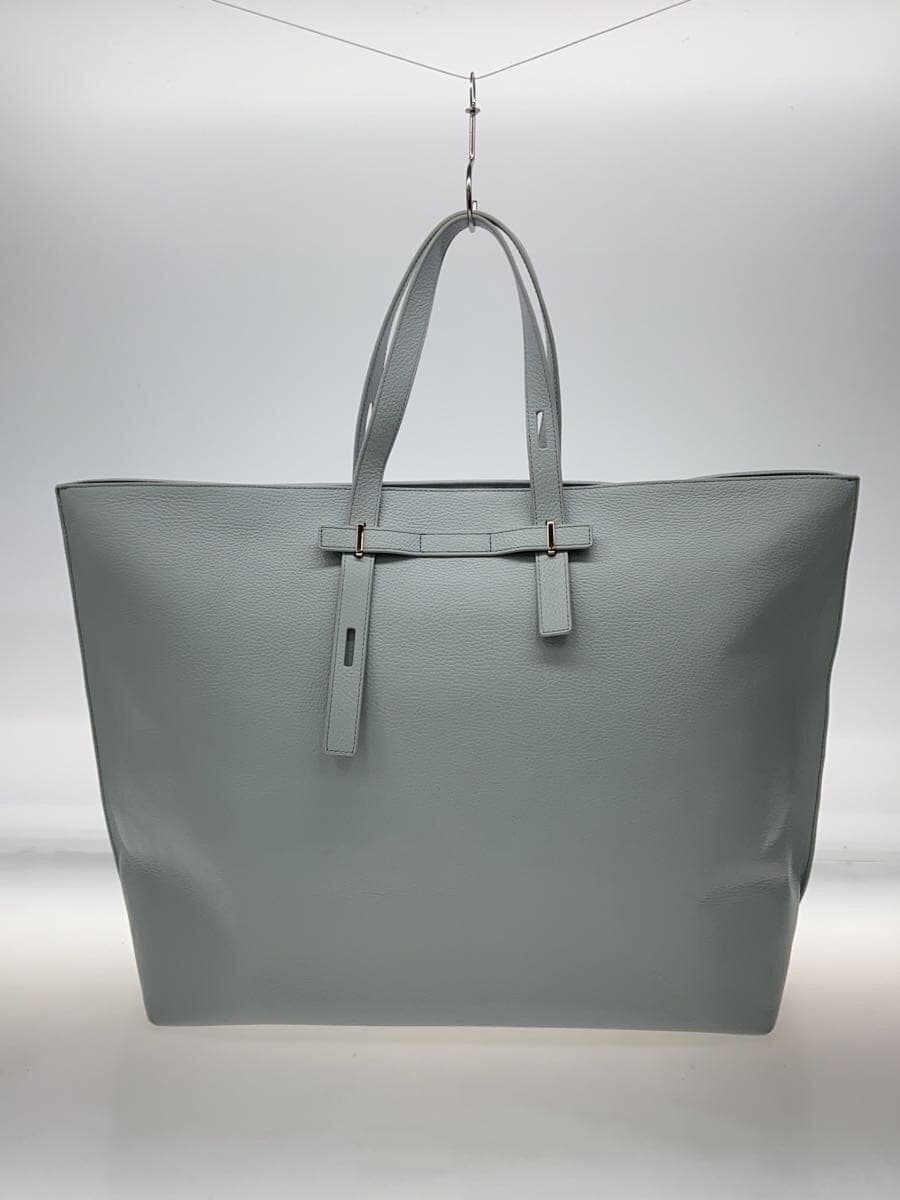 FURLAGIOVE Tote Bag Leather BLU 3