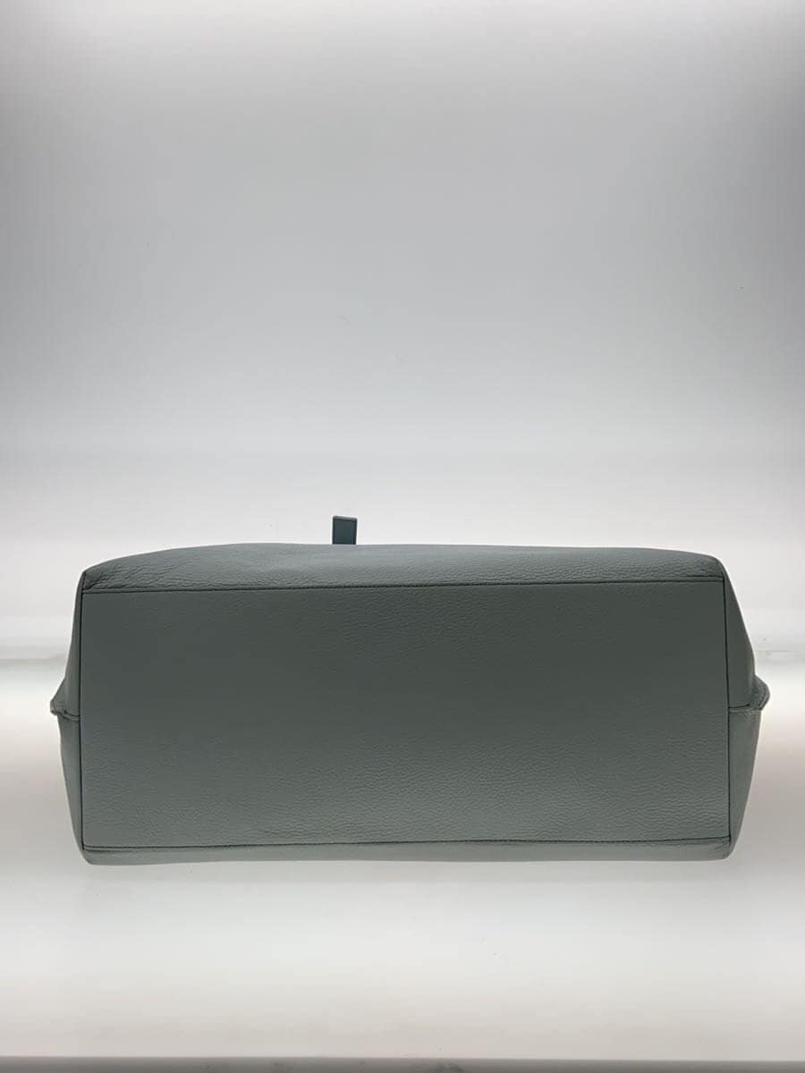 FURLAGIOVE Tote Bag Leather BLU 4